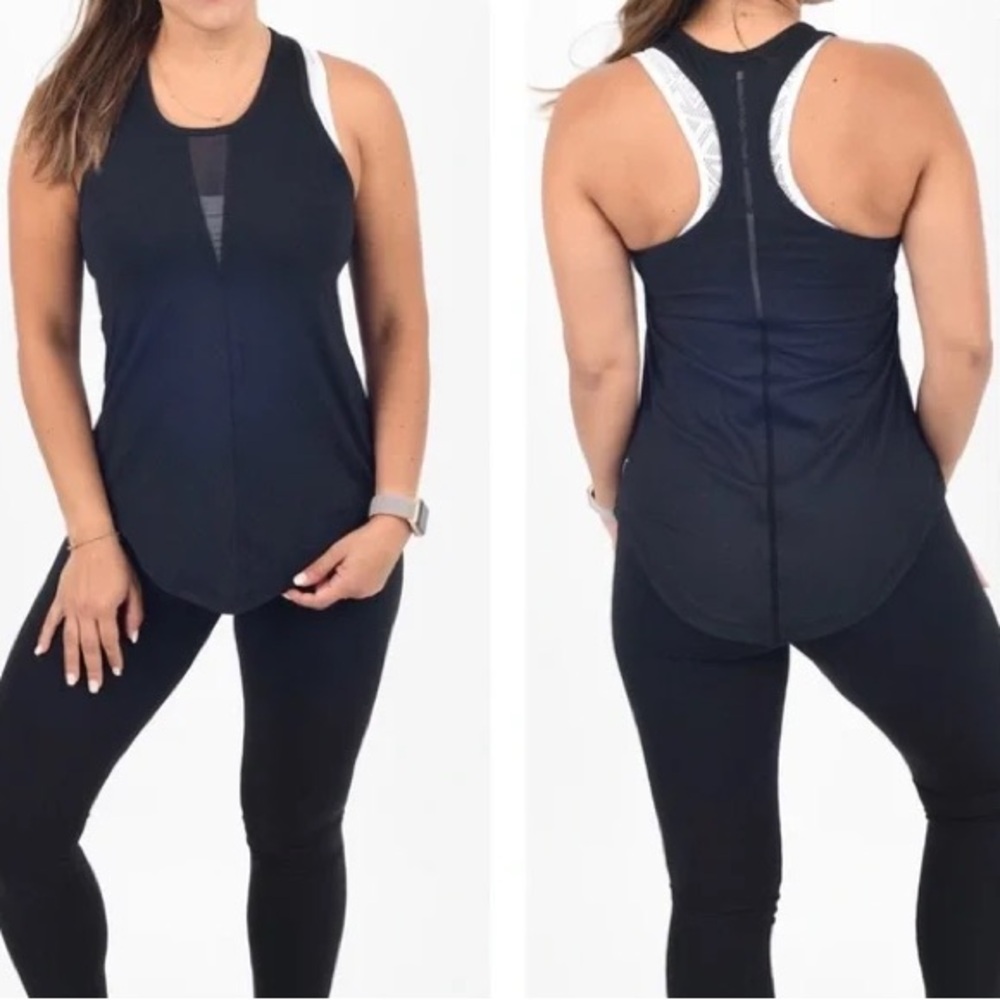 ZYIA Black Effortless Tank Top Size M